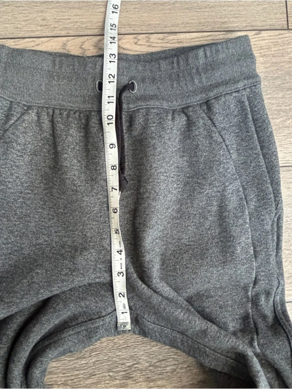 Women’s Lululemon Jogger Sweatpants Drawstring Pockets Gray Sz 8